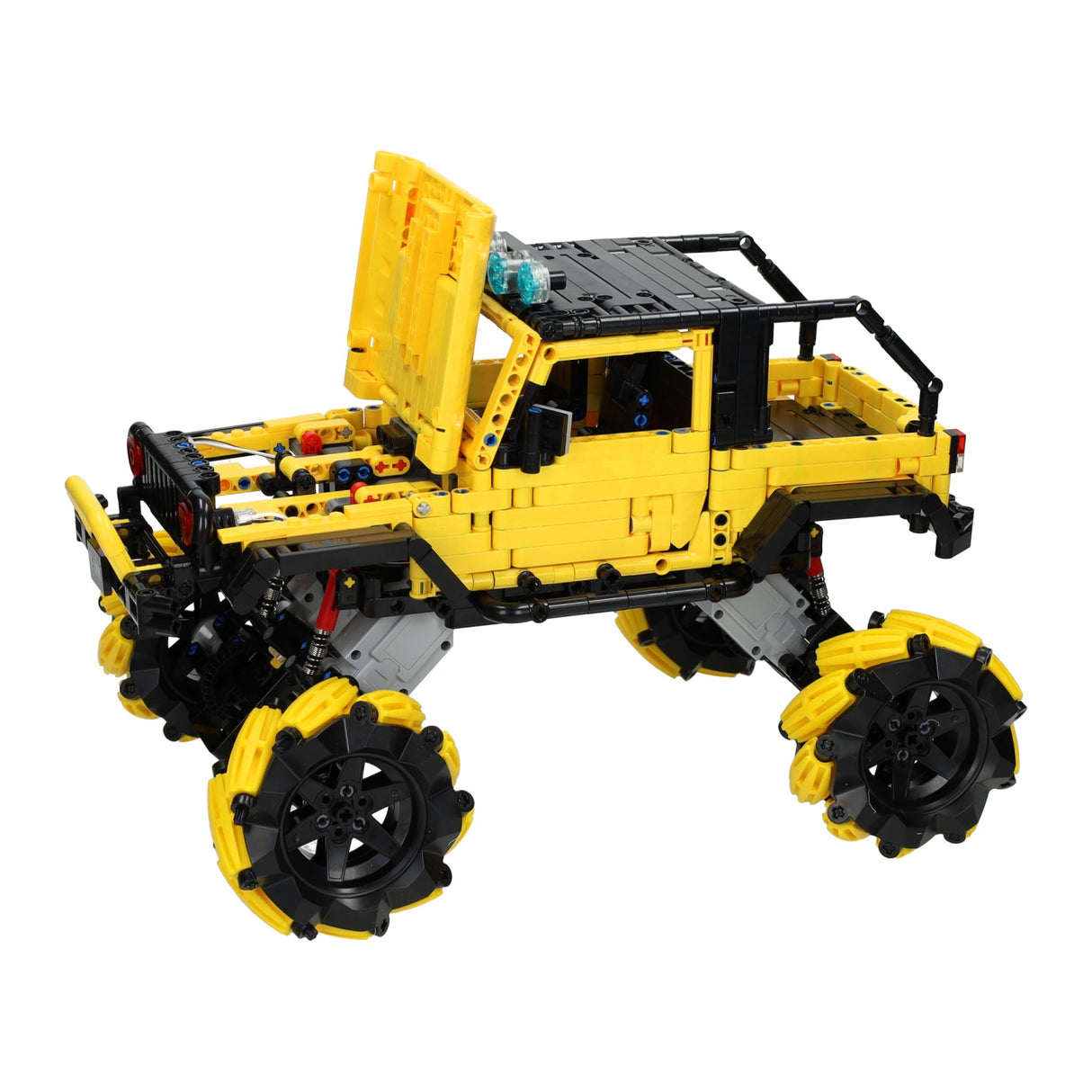 Rc happy build controllable building blocks set pickup truck - 1490pcs.