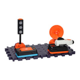 Science electronics electrical aviation construction set with traffic light