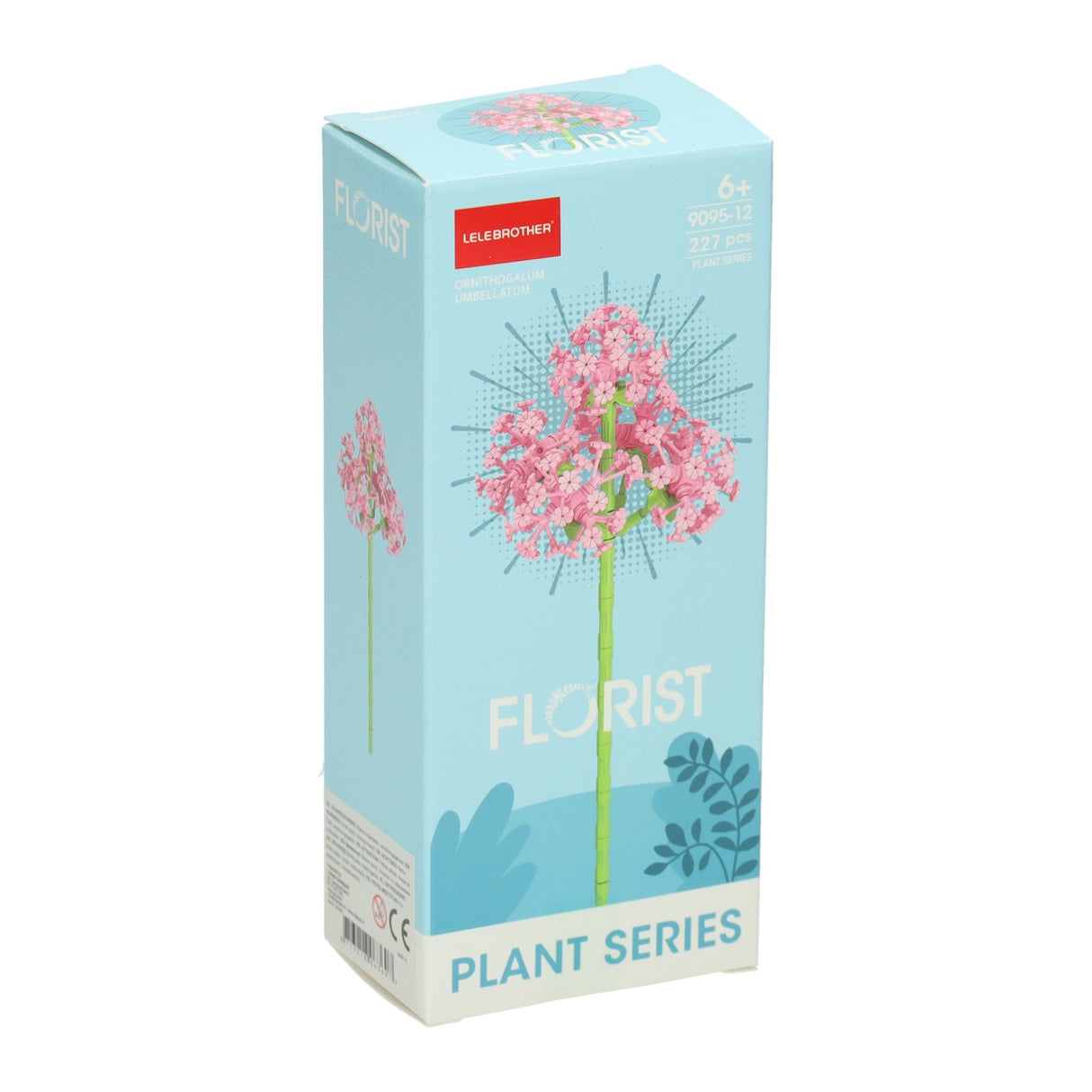 Bloemen bouwset roze - 227dlg.