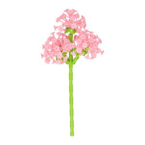 Flower construction set pink - 227 pieces.
