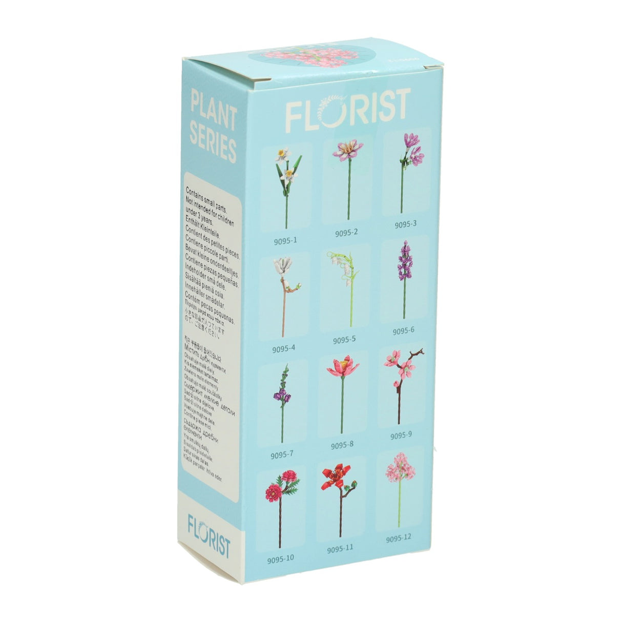 Bloemen bouwset roze - 227dlg.