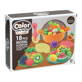 Groenten en fruit kleiset - 18dlg.