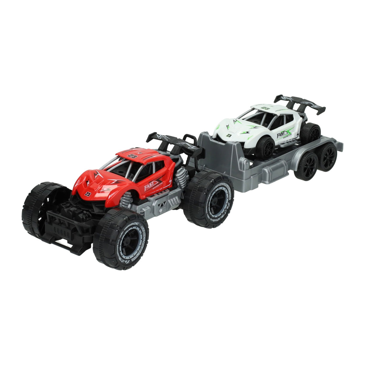 Conjunto de carros de fricção - 3 peças.