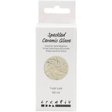 Creativ company gespikkeld keramiekglazuur, 999-1060 °c, dekkend, tusk tusk, 60 ml 1 fles