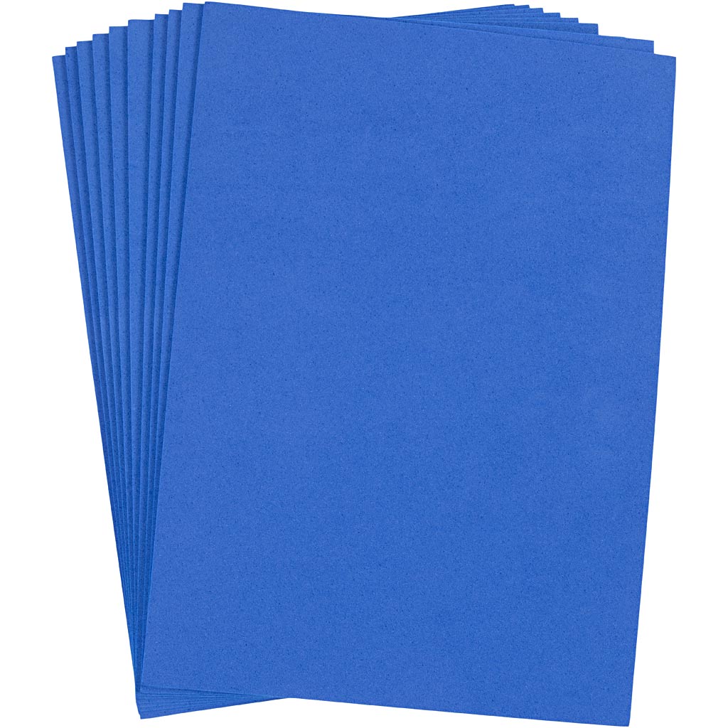 Creativ Company Eva Foam Sheets Dunkelblau A4, 10st.