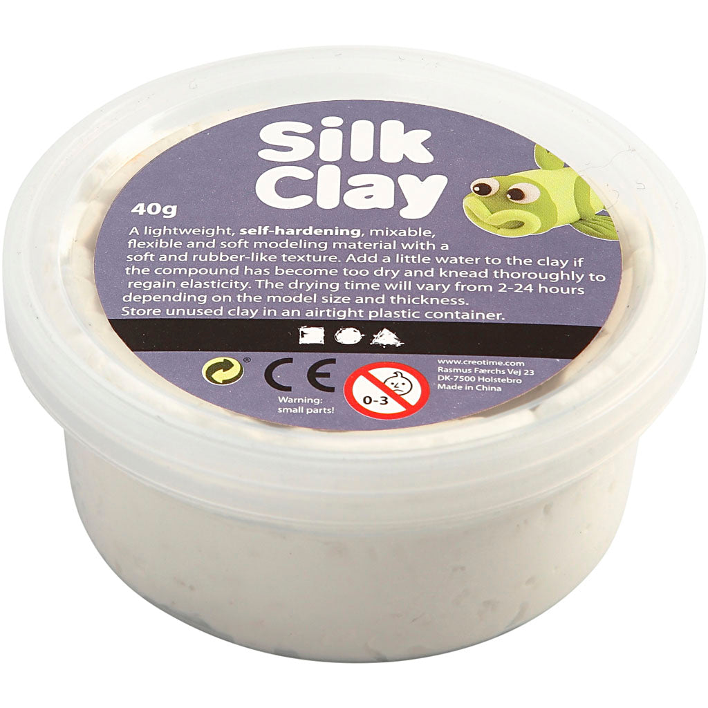 Silk Clay - White, 40gr.