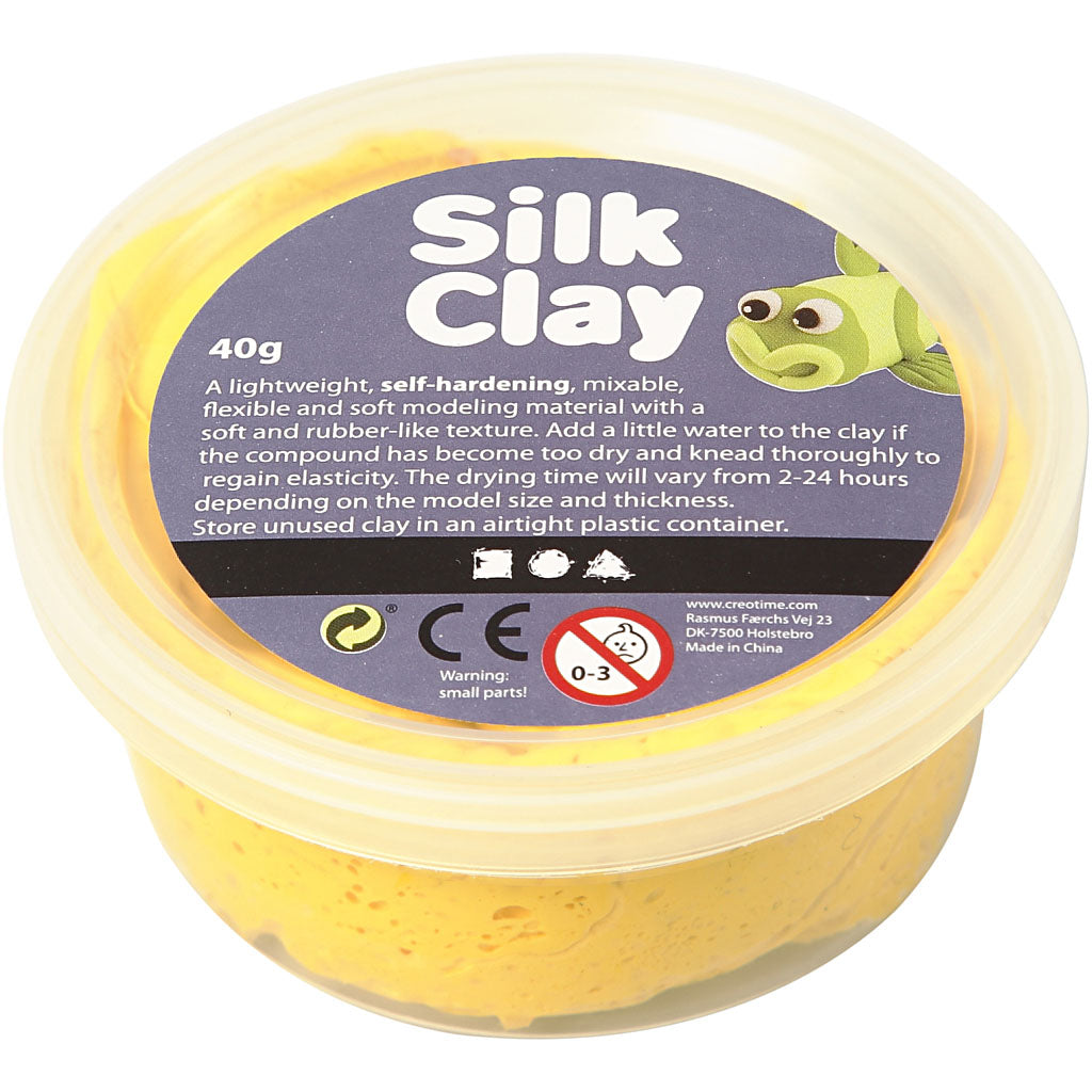 Silk Clay - Yellow, 40gr.