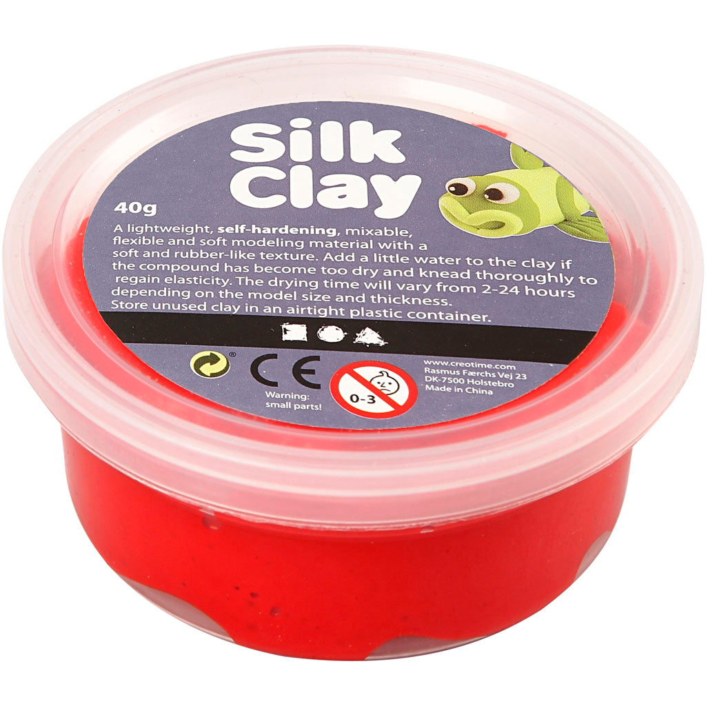 Silk Clay - Red, 40gr.