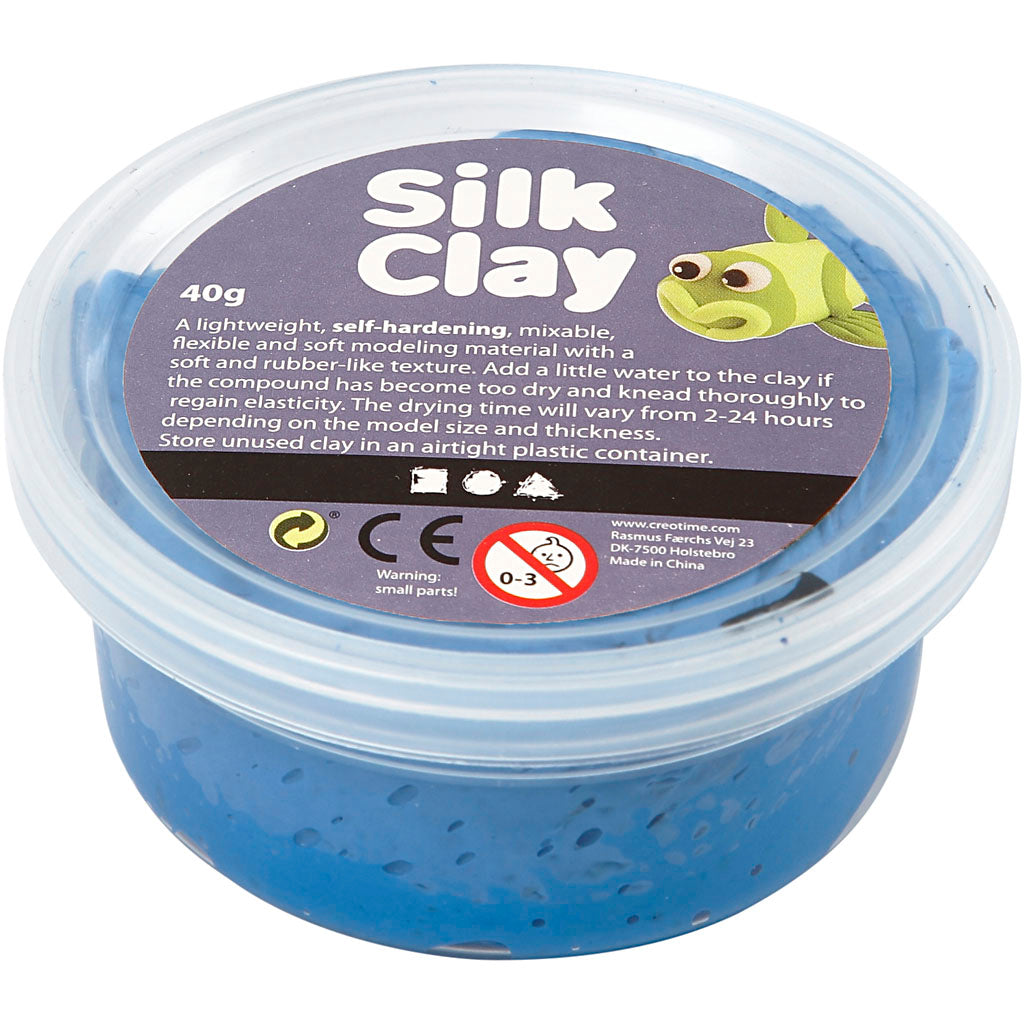 Silk Clay - modrá, 40gr.