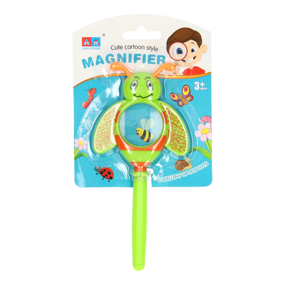 Magnifying glass insects