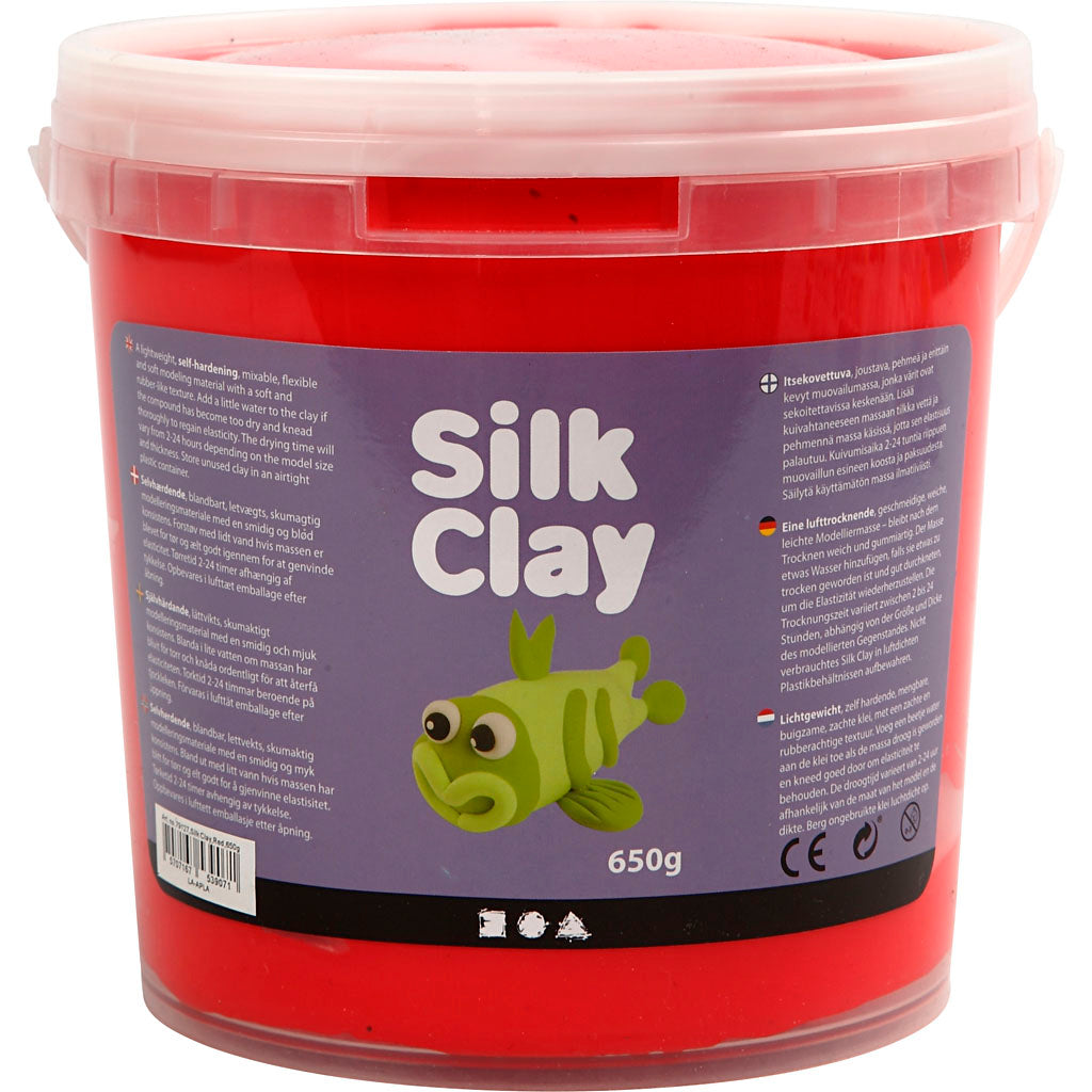 Silk Clay - Red, 650gr.