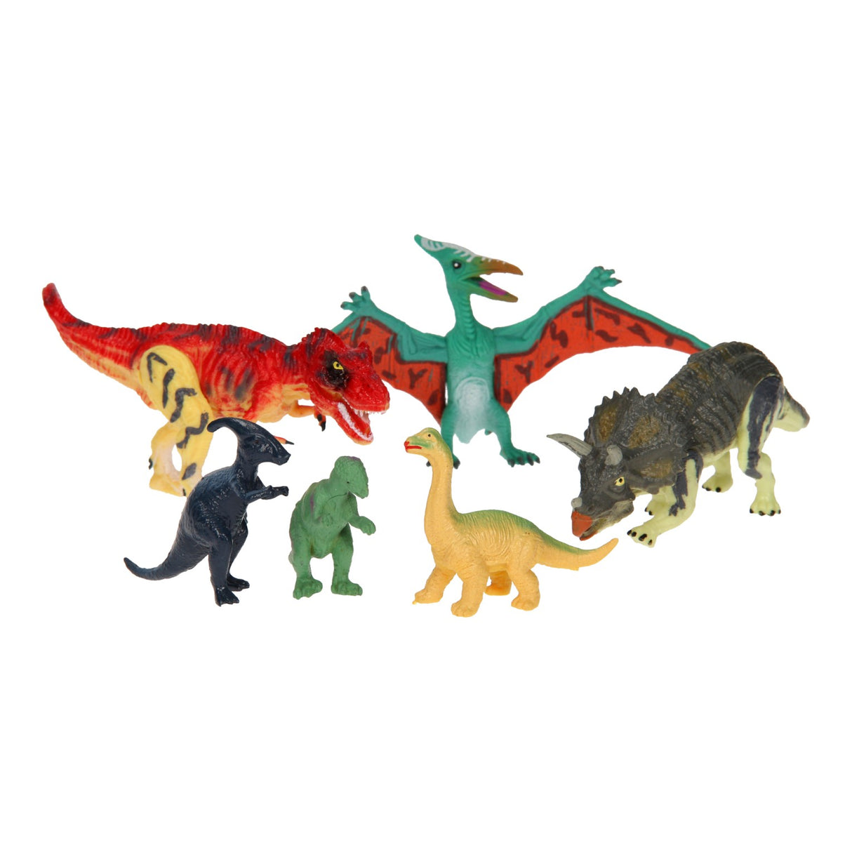 Luxe dino speelset, 6dlg.
