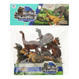 Dinosaurus luxury play set, 6st.