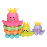 Bath stacking cups octopus