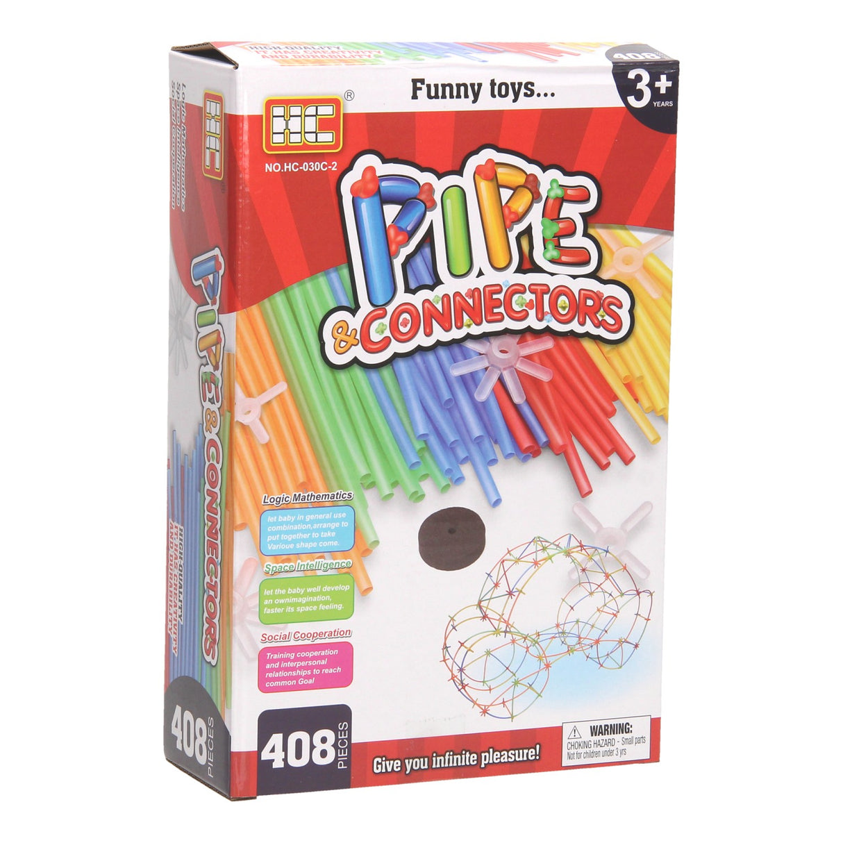 Słomki budowlane, 408 szt.