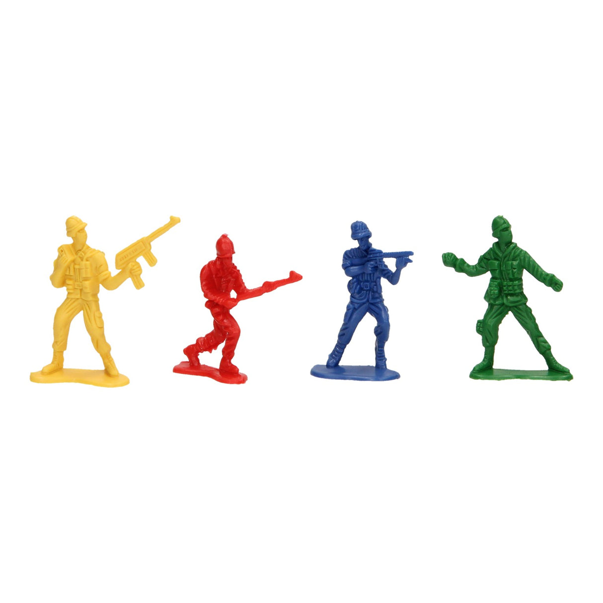 Soldiers Color in Bag 100 pcs.