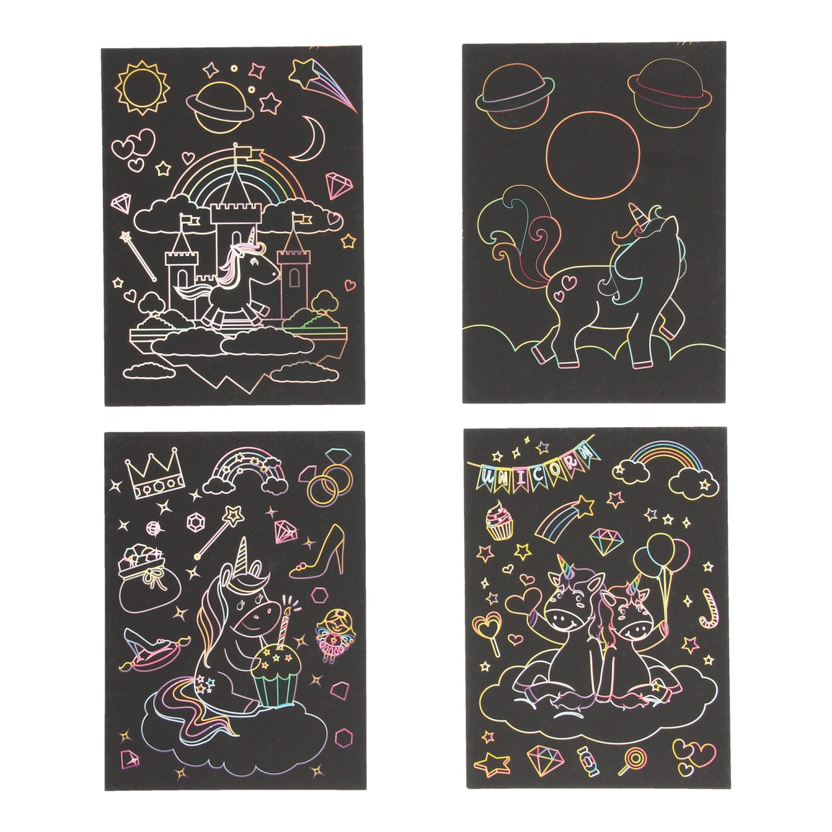 Scratch kaarten eenhoorn