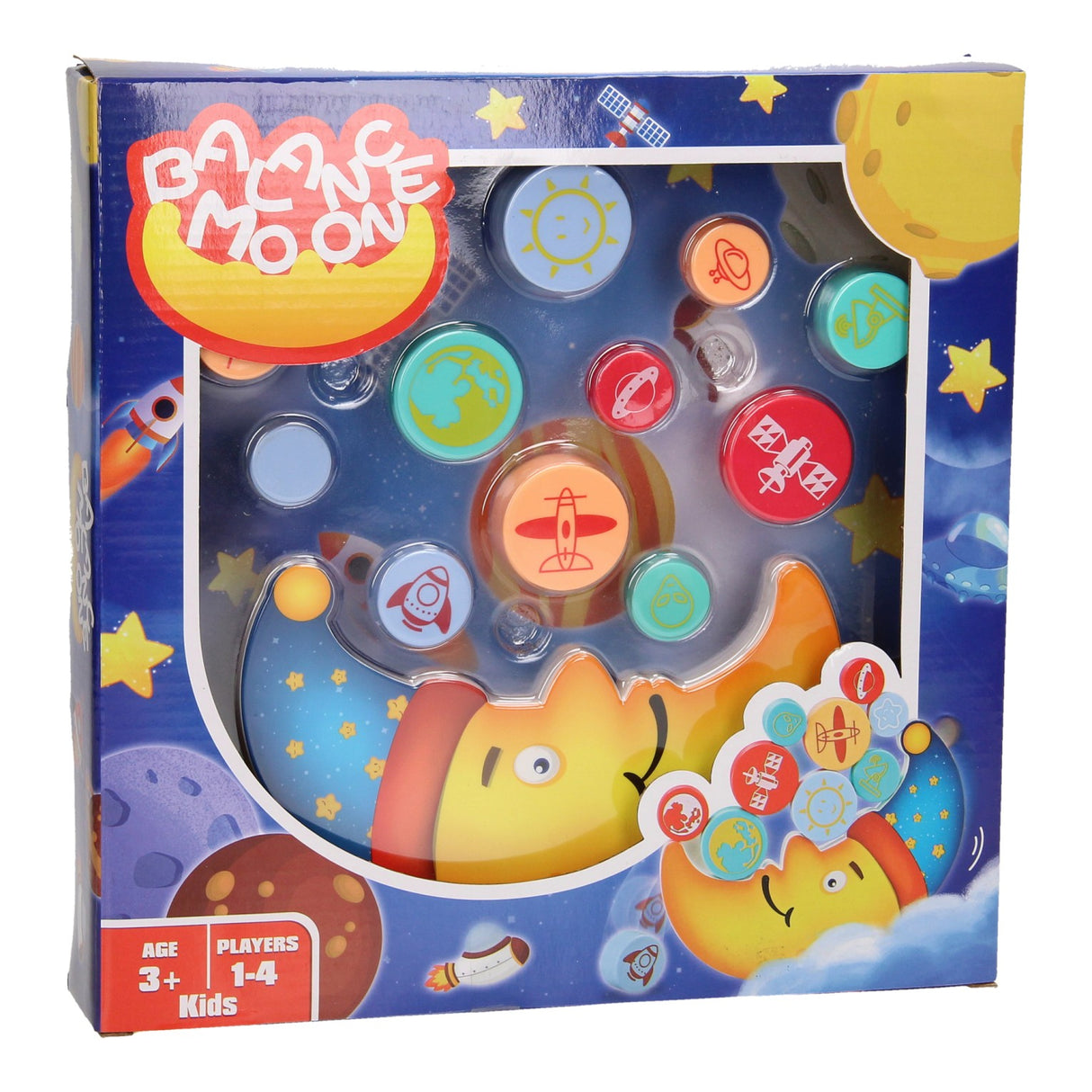 Stapel balansspel maan
