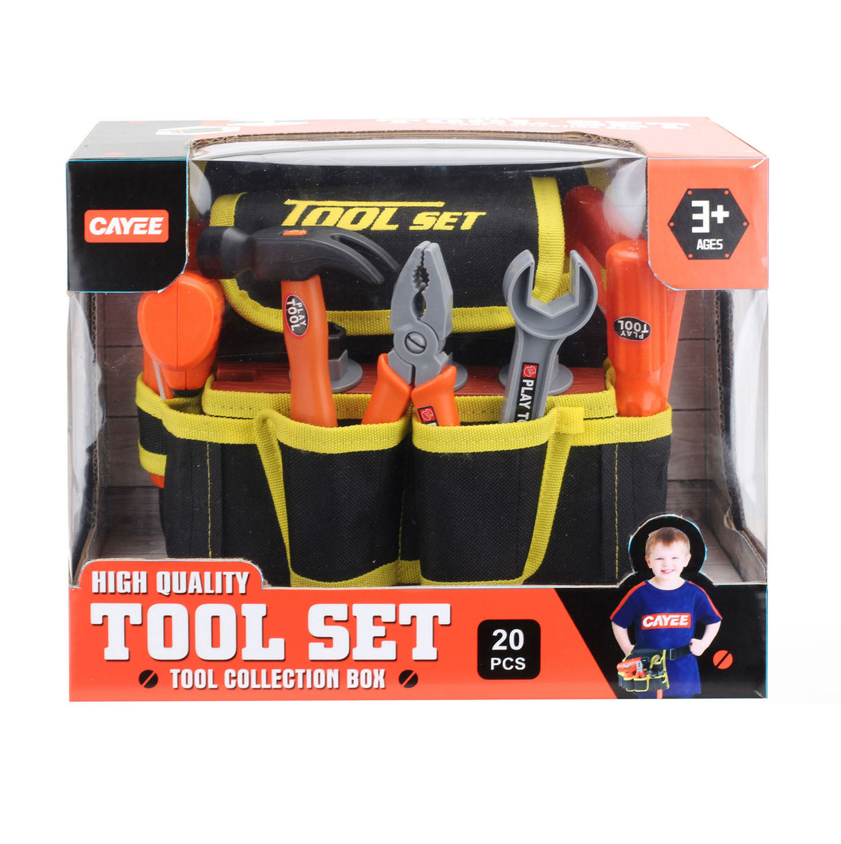Tool set with belt