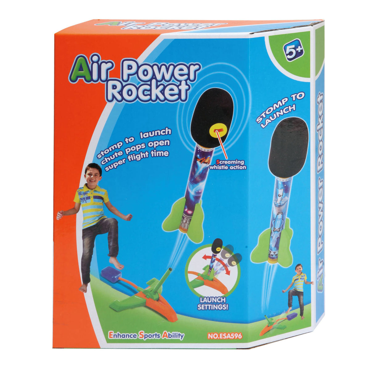 Afschietraket voetpomp