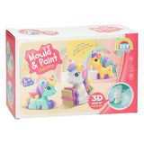 Casting painting unicorn 3d