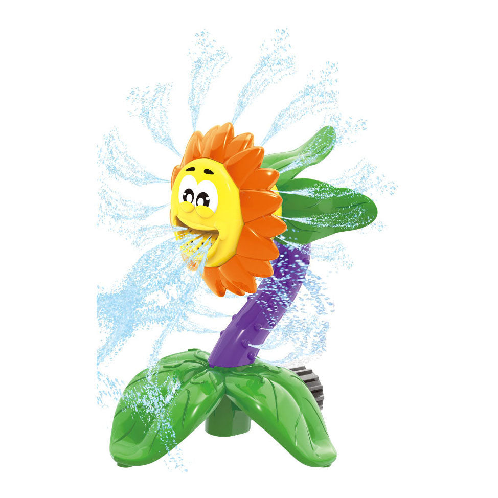 Water sprinkler sunflower