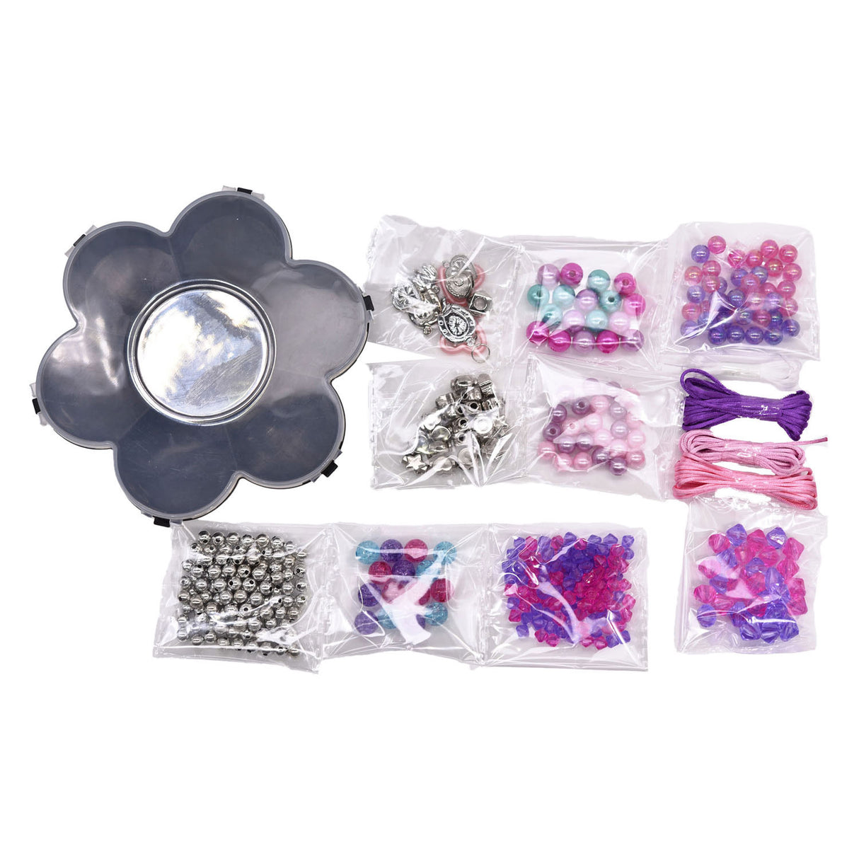 Conjunto de joias da moda com miçangas brilhantes