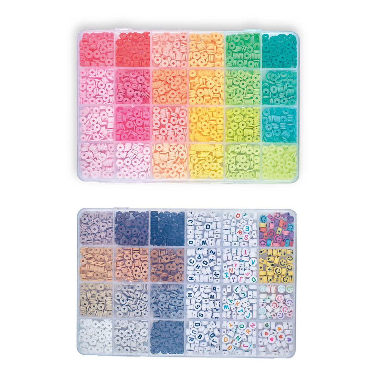 Polymer beads color and gray tones