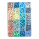 Polymer Perlen blo-gréng Schatten
