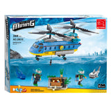 Conjunto de construção missão polar missão subaquática - 344 unid.