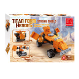 Set da costruzione veicoli Titan 3in1 - 56 pezzi.