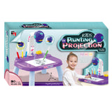 Drawing Projection Table Purple