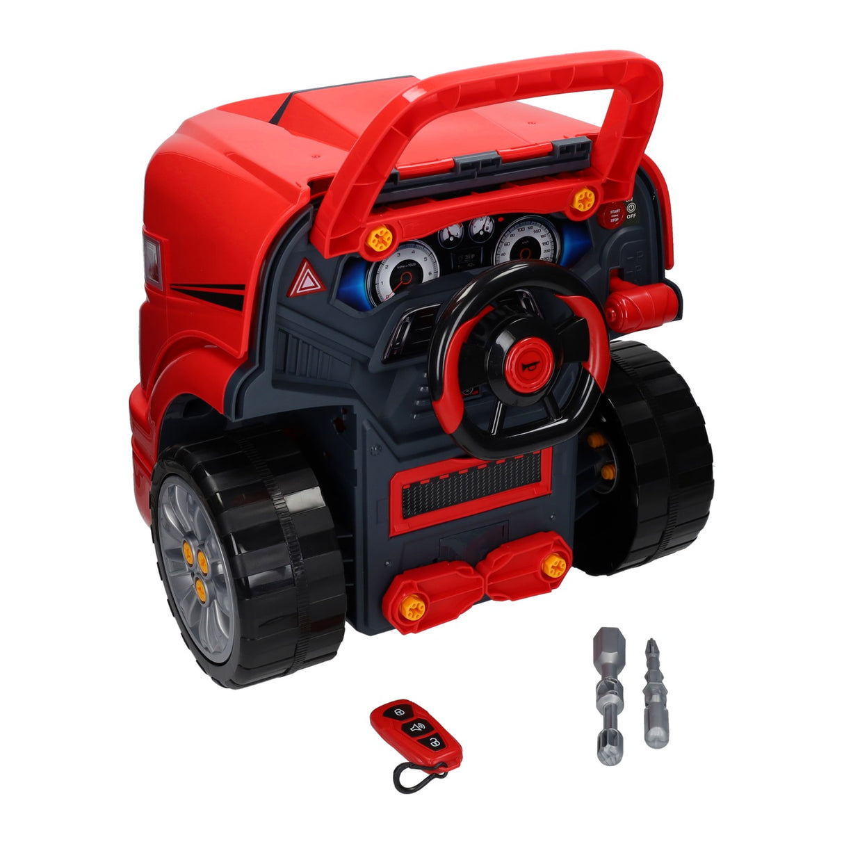 Engine block with light and sound