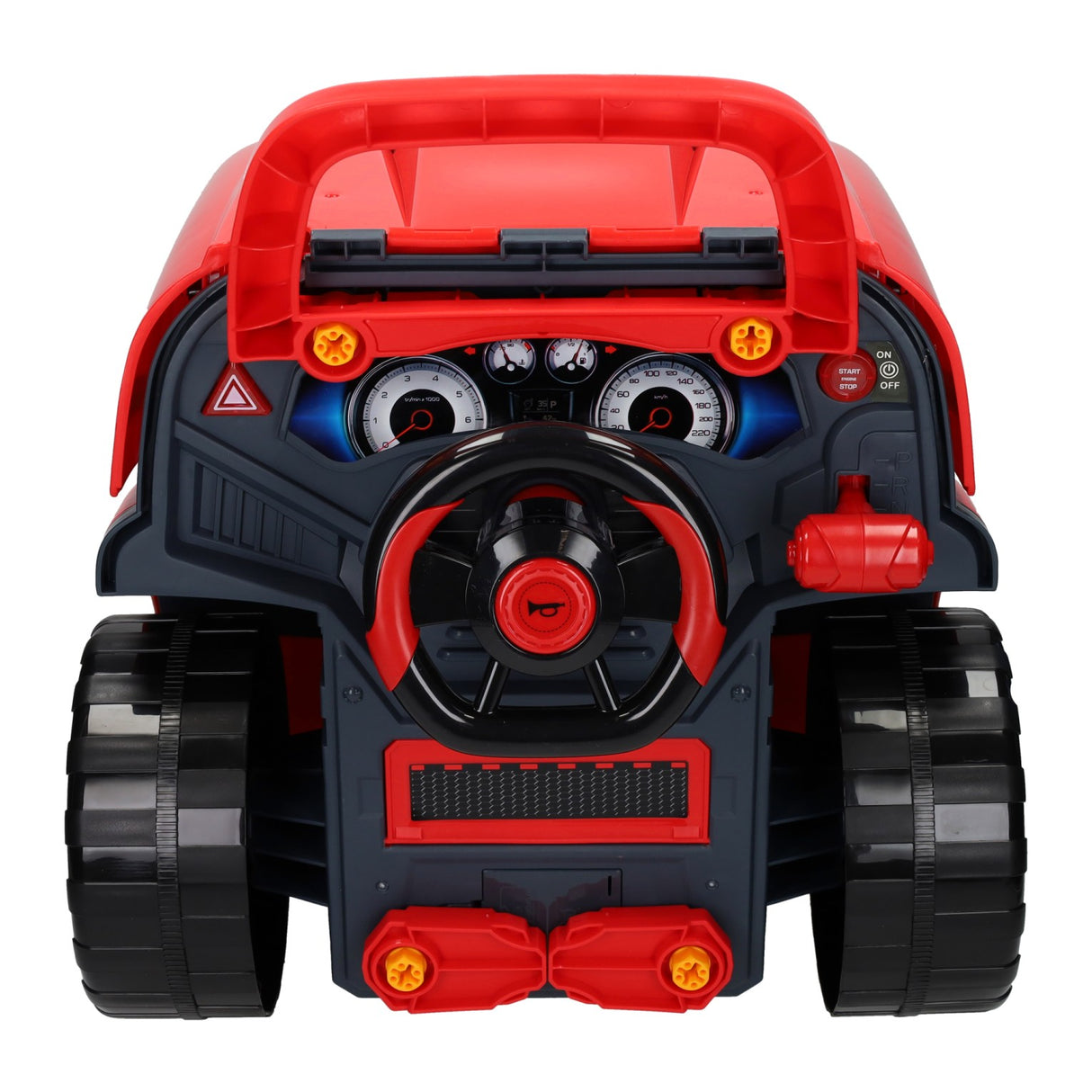Engine block with light and sound