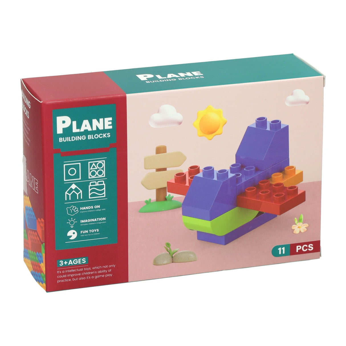 Small Blocks Building Set - 12 pcs.