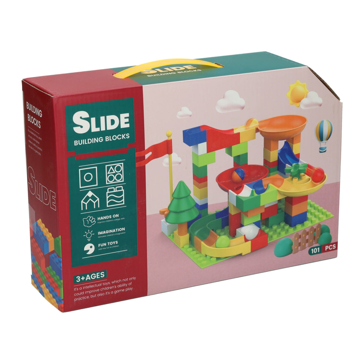 Marble track block construction set - 101pcs.