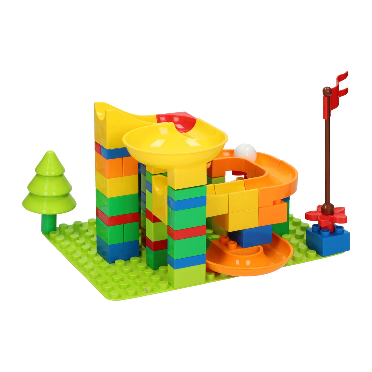 Marble track block construction set - 101pcs.