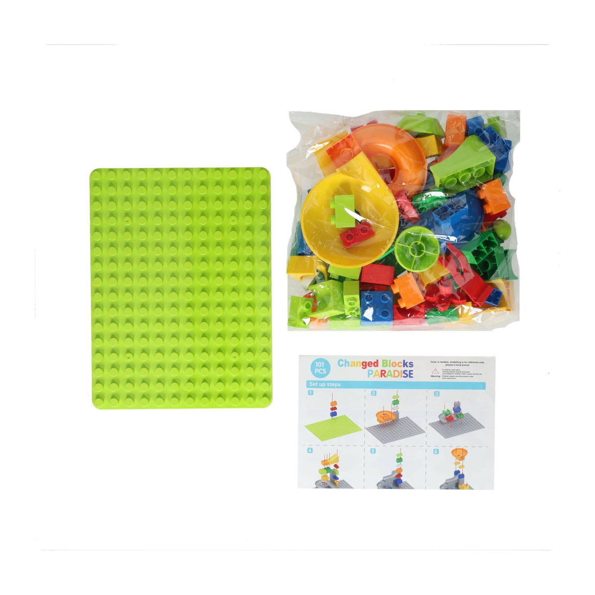 Marble track block construction set - 101pcs.