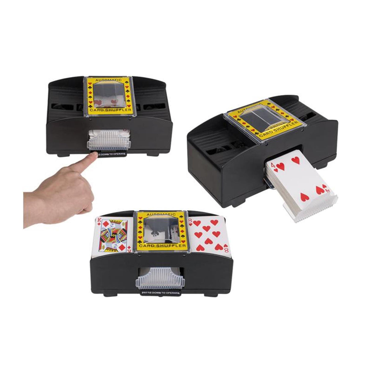 As an meaisín shuffling cárta gorm 21x11.5x9.5 cm