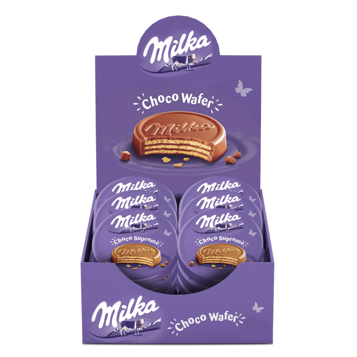Wafer al cioccolato Milka singolo (30x 30gr)