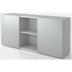 Bach sliding door wardrobe Hammerer 2fh grey, silver