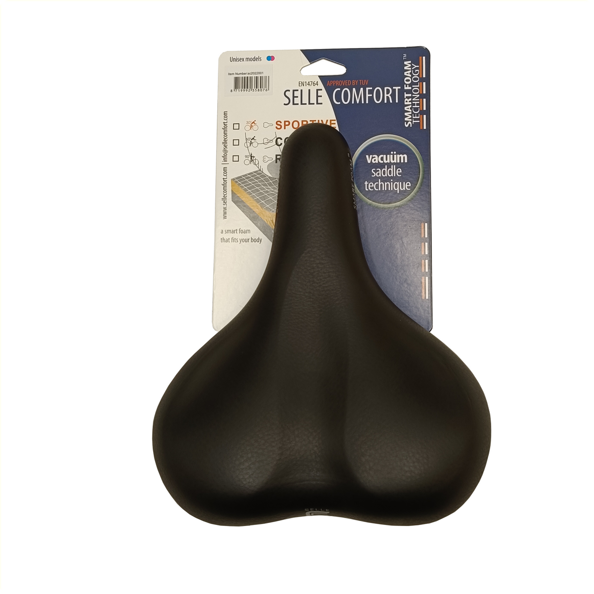 Selle Comfort Saddle Active with SmartFoam technology, without a noose
