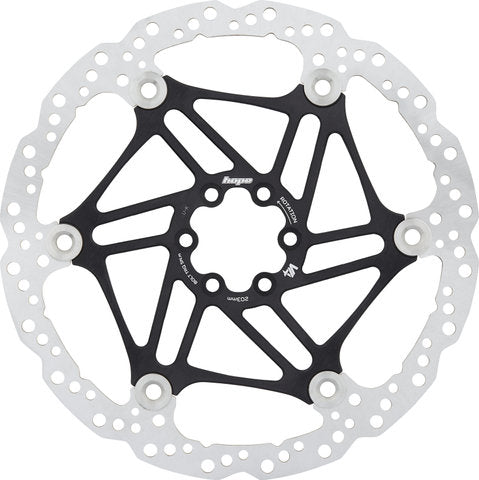 Hope v4 vented floating 6-bolt brake rotor for tech v