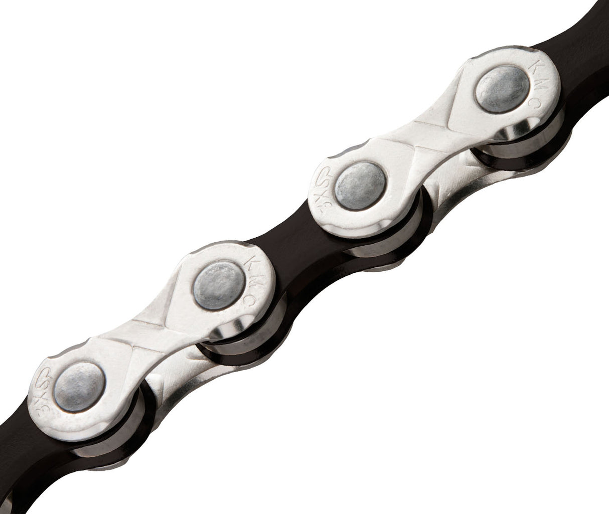 KM C E10 E-Bike Bicycle Chain 10 Speed ​​1 2x11 128 132 Sch Silver Black