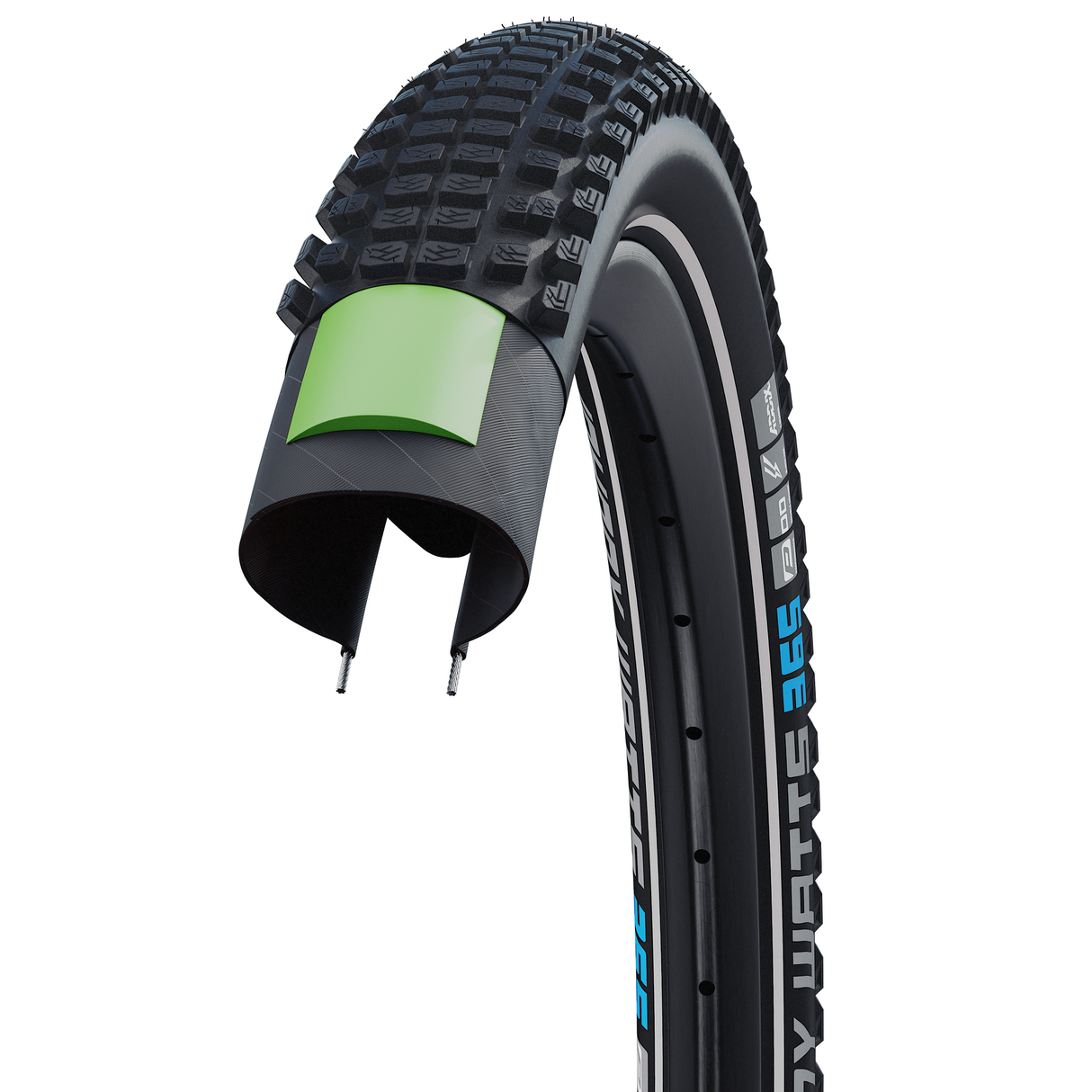 Schwalbe Johnny Watts 365 RaceGuard Folding Band 27.5x2.60 (65-584) Černý reflex