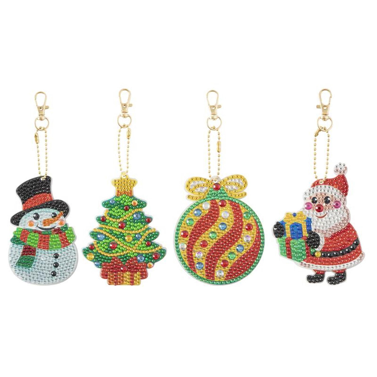 Grafix make your own diamond painting keychain Christmas
