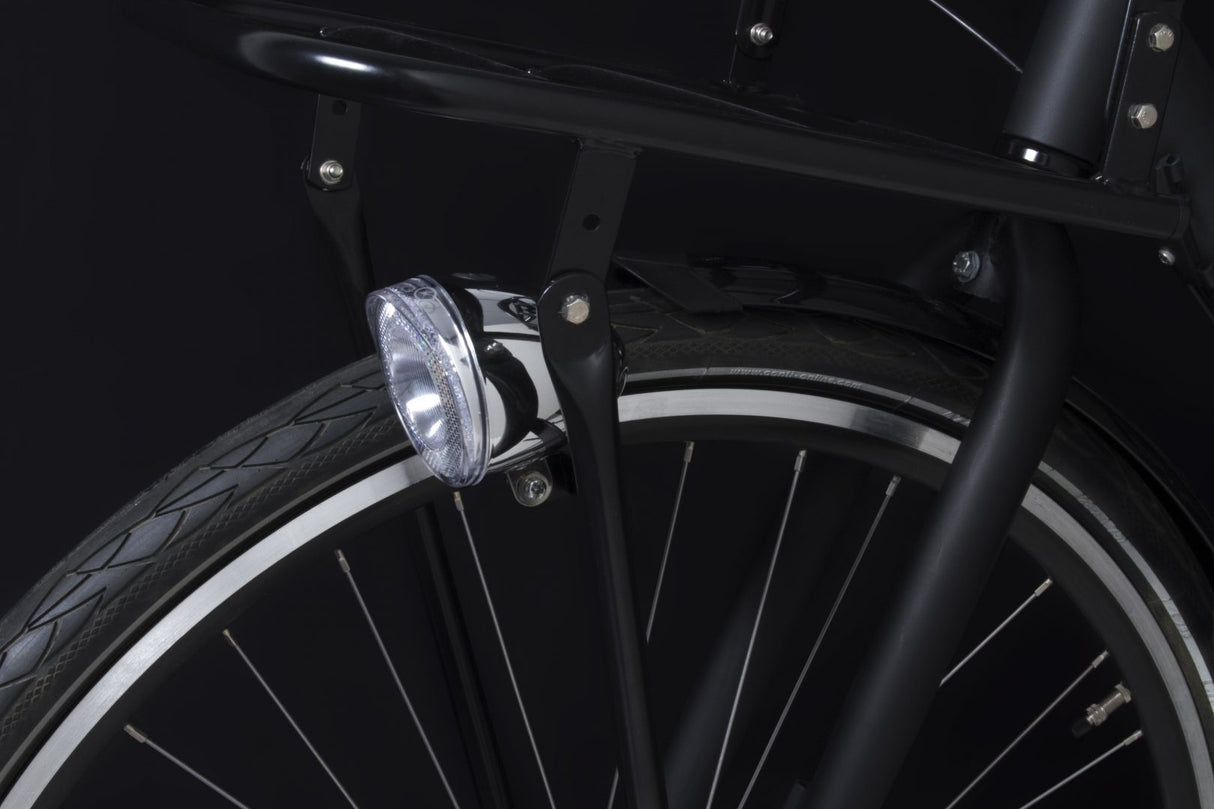 Spanninga Headlight Swingo XDoc on from Dynamo 20 Lux Chrome