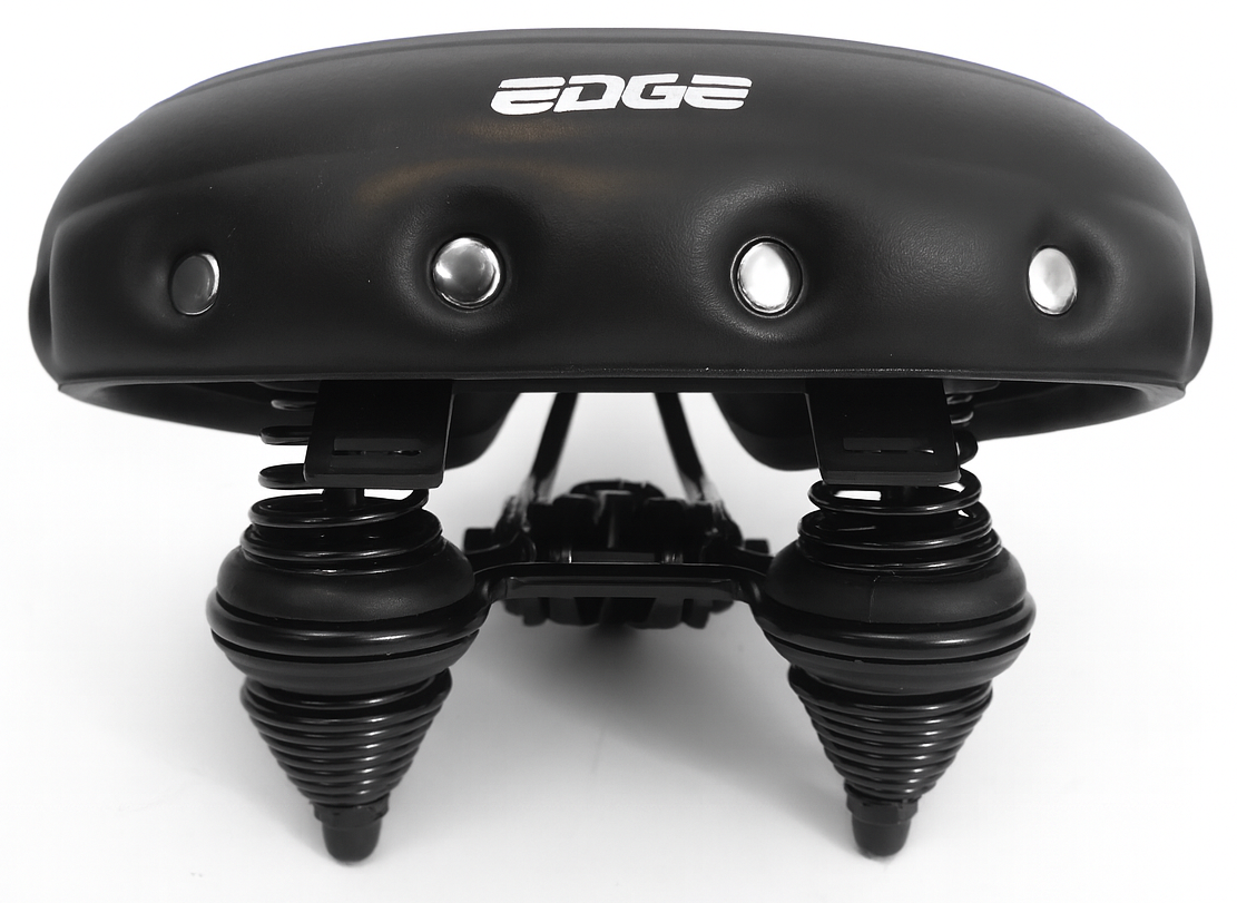 Edge Bicycle Saddle Urban XL Wave - Nero
