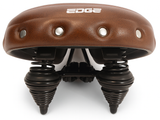 Edge Bicycle Saddle Urban XL Wave Brown