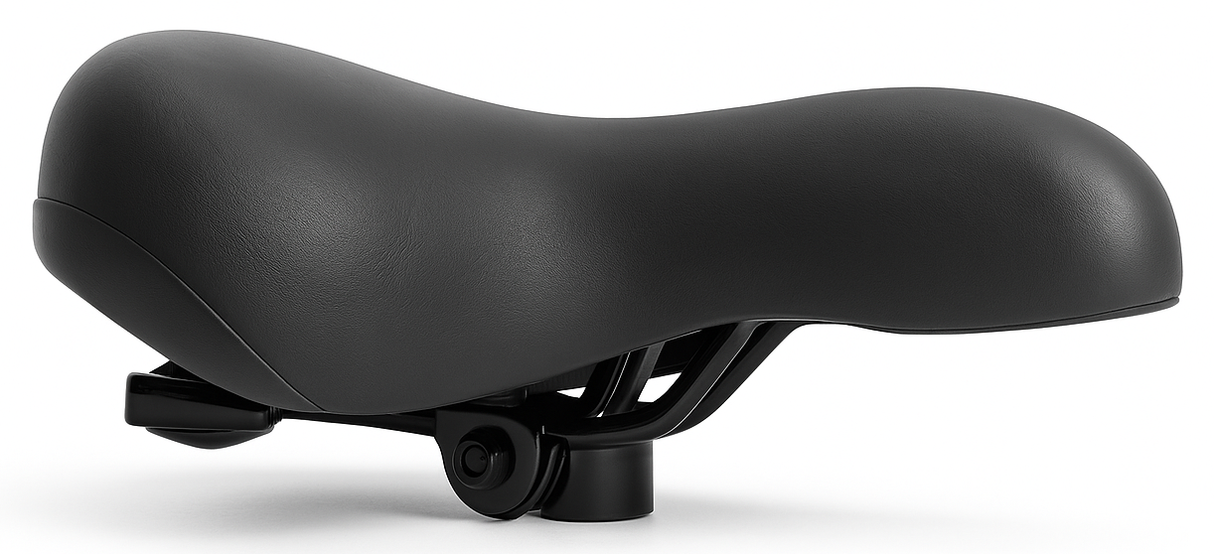 Edge Bicycle Saddle City Soft Incl. Saddle Strop - Black